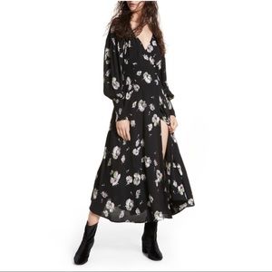 Free People So Sweetly Wrap Dress 70s